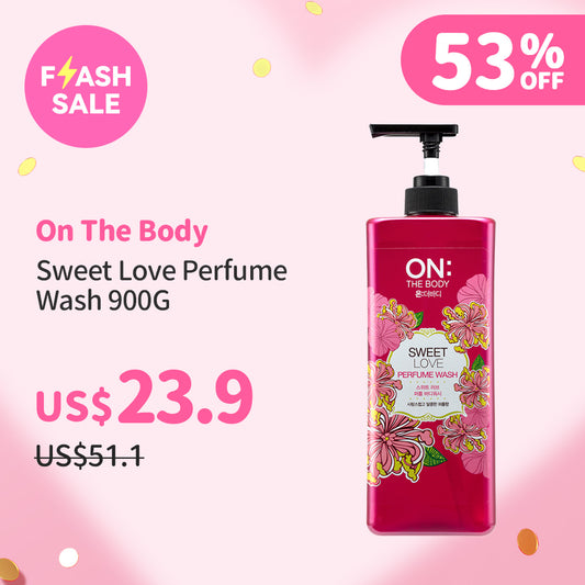 On The Body Sweet Love Perfume Wash 900G