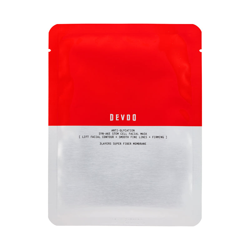 DEVDO Anti-glycation Syn-Ake Stem Cell Facial Mask 10piece