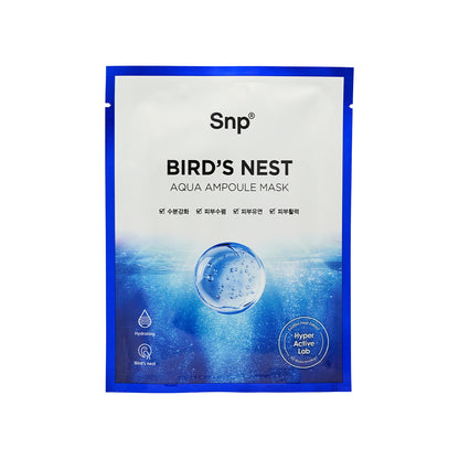 SNP Bird's Nest Aqua Ampoule Mask 10pcs
