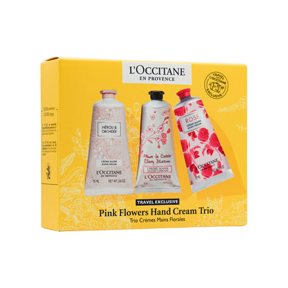 L'Occitane Pink Flowers Hand Cream Trio 3PCS