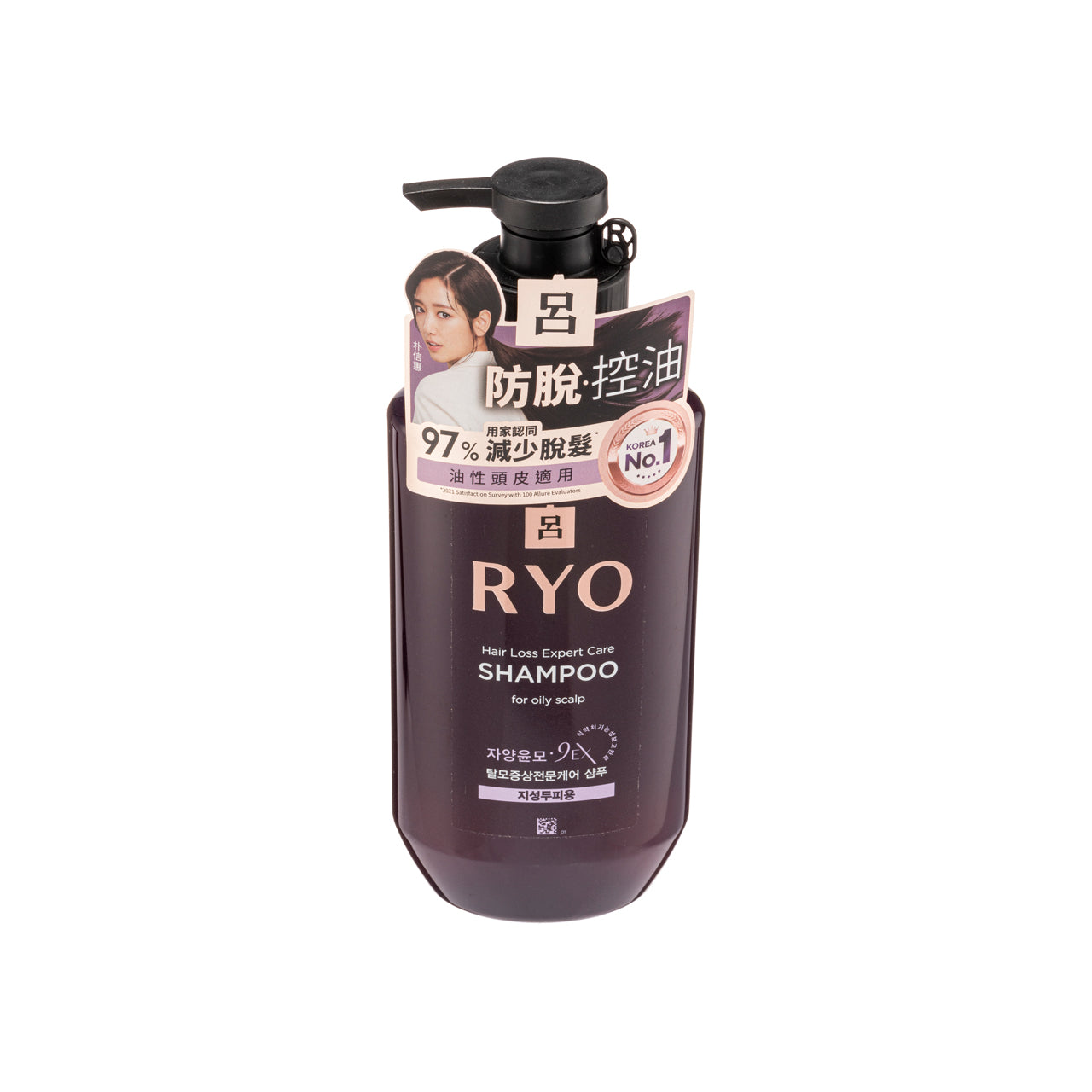 Ryo 韩蔘滋养防脱发洗发液 (油性头皮专用) 400毫升