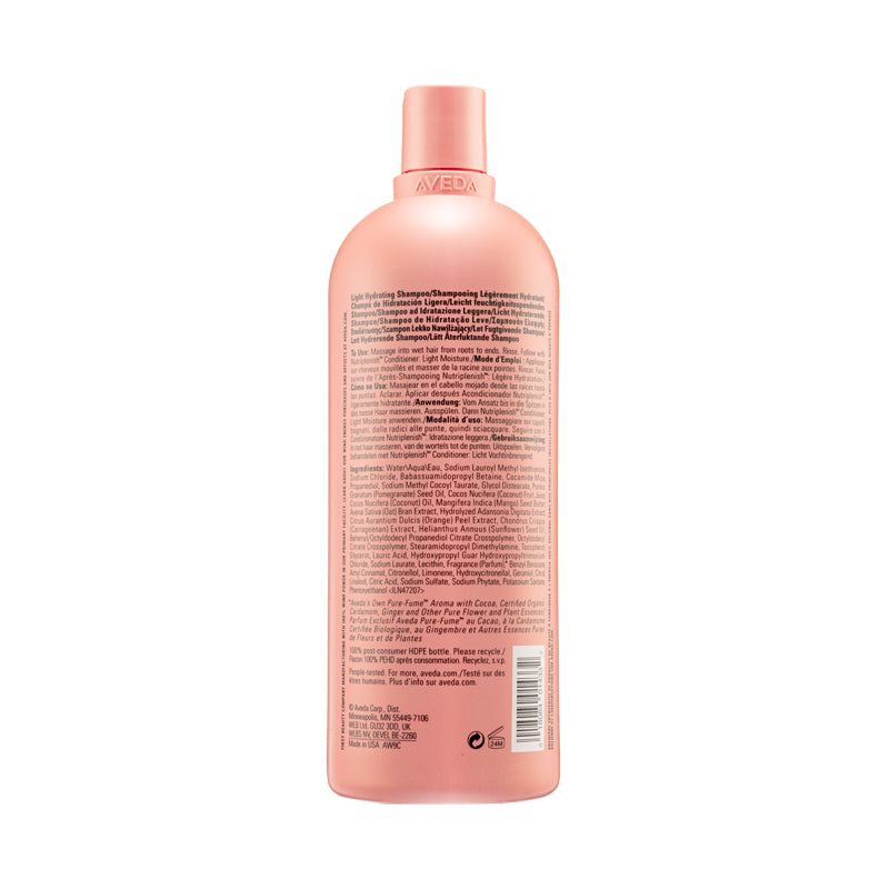 Aveda Nutriplenish Shampoo Light Moisture 1000ML | Sasa Global