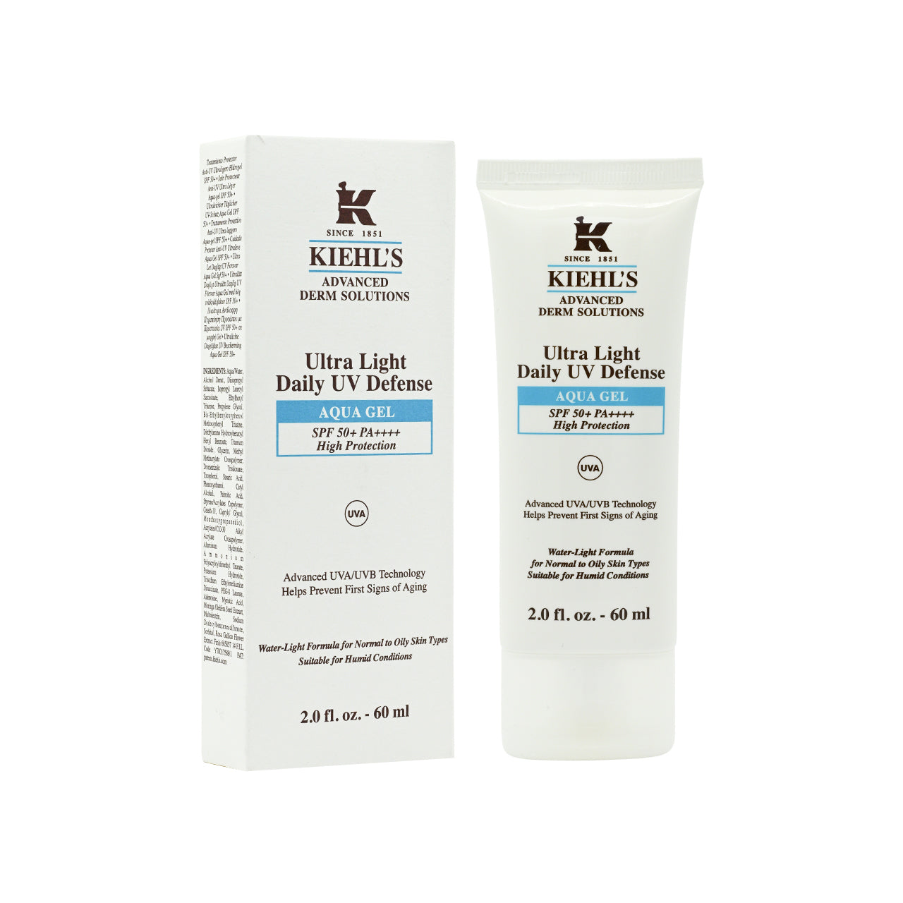 Kiehl's Ultra Light Daily Uv Defense Aqua Gel SPF 50 Pa++++ 60ML