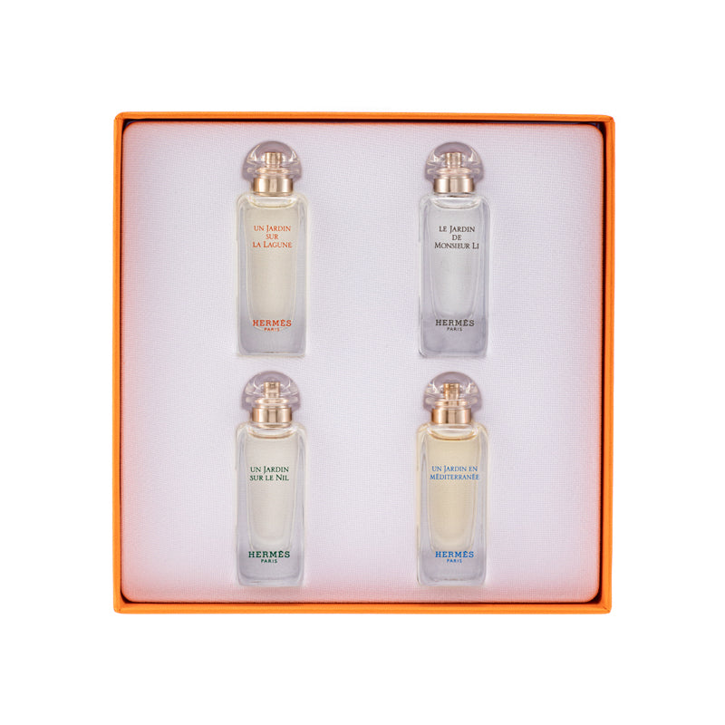 Hermès Parfums Jardins Discovery 4本Set Hermes Parfums-Jardins Collection 4 Piece Gift Set — Perfume NZ