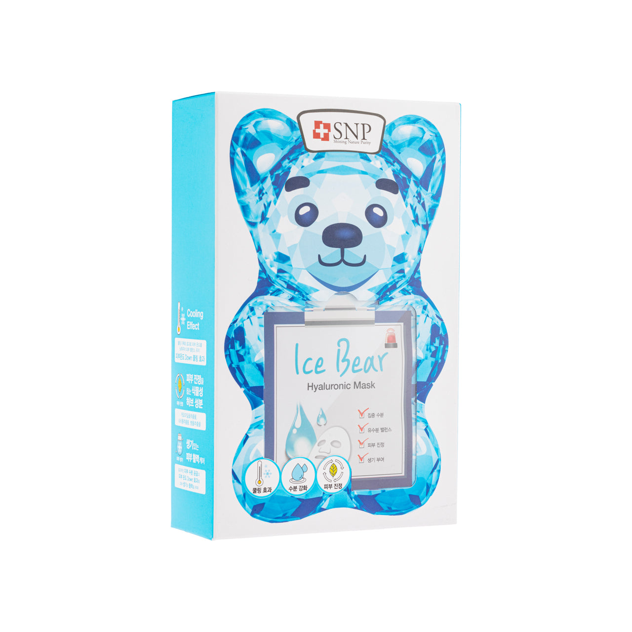 Snp Ice Bear Hyaluronic Mask 10PCS | Sasa Global eShop