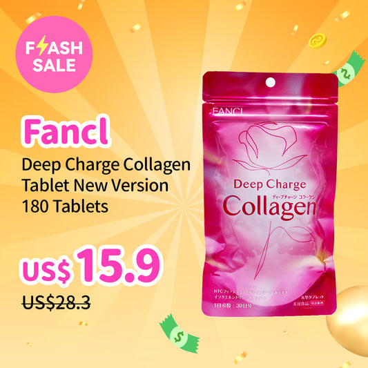 Fancl Deep Charge Collagen Tablet New Version 180 Tablets