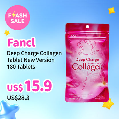 Fancl Deep Charge Collagen Tablet New Version 180 Tablets
