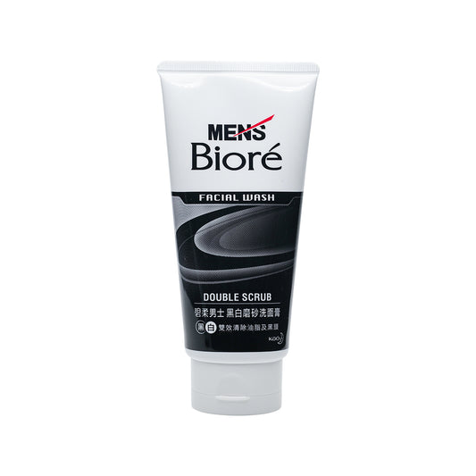 Biore Men's Facial Wash Double Scrub 100g