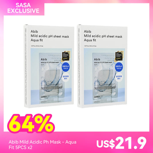 Abib Mild Acidic Ph Mask - Aqua Fit 5PCS x2