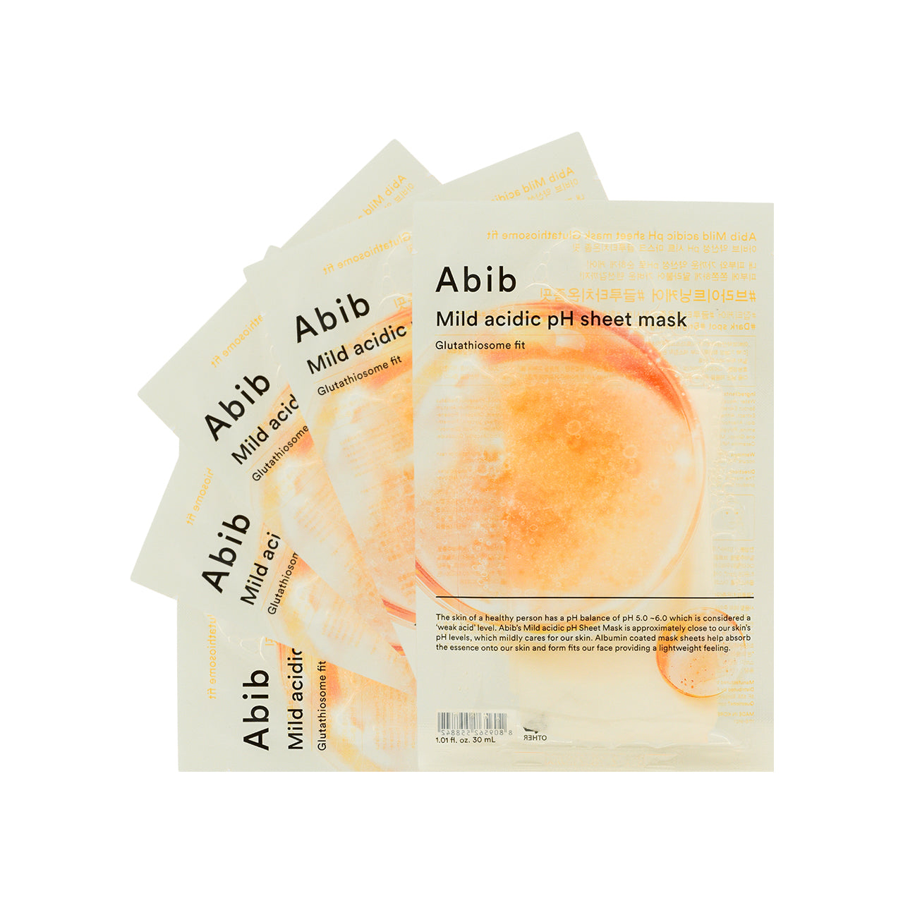 Abib Mild Acidic pH Sheet Mask - Glutathiosom 5pcs | Sasa Global eshop   Sasa Global eShop