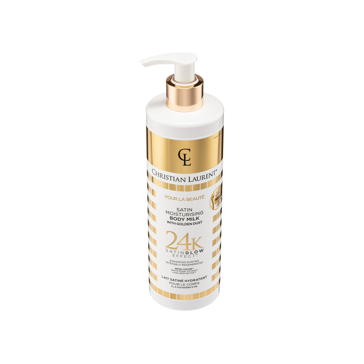 Christian Laurent Satin Moisturizing Body Milk With Golden Dust