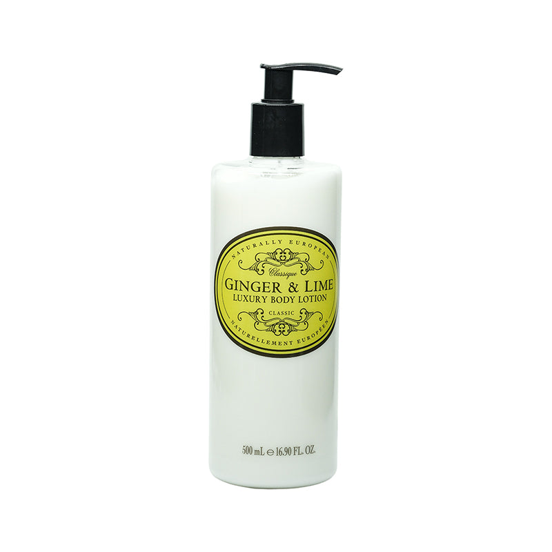 Naturally European  Ginger & Lime Luxury Body Lotion Eco-Friendly Boxless Edition 500ml
