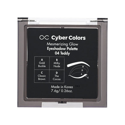 Cyber Colors the Star Studded Look 4 Colors Eye Shadow Palette