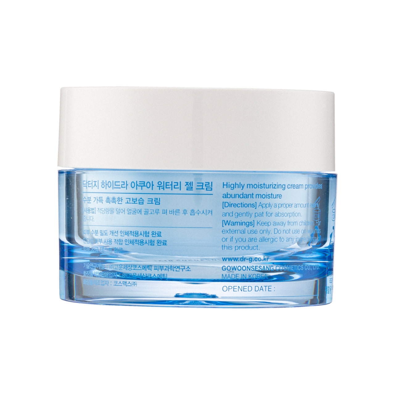 Dr.G Hydra Aqua Watery Gel Cream 50ml | Sasa Global eShop
