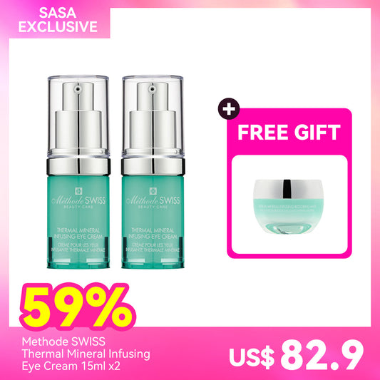 Methode SWISS Thermal Mineral Infusing Eye Cream 15ml x2