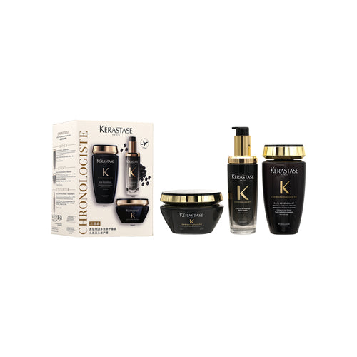 Kerastase Chronologiste 3 Step Revitalizing Routine For Hair Scalp