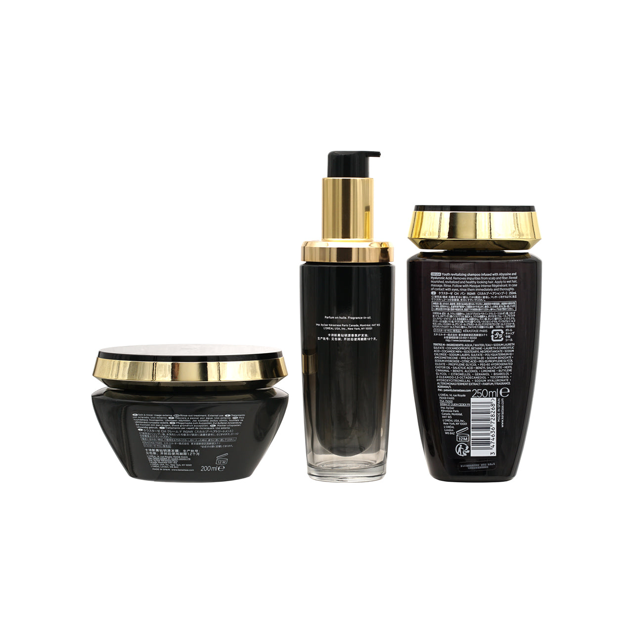 Kerastase Chronologiste 3 Step Revitalizing Routine For Hair Scalp