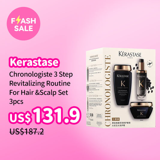 Kerastase Chronologiste 3 Step Revitalizing Routine For Hair &Scalp Set 3pcs