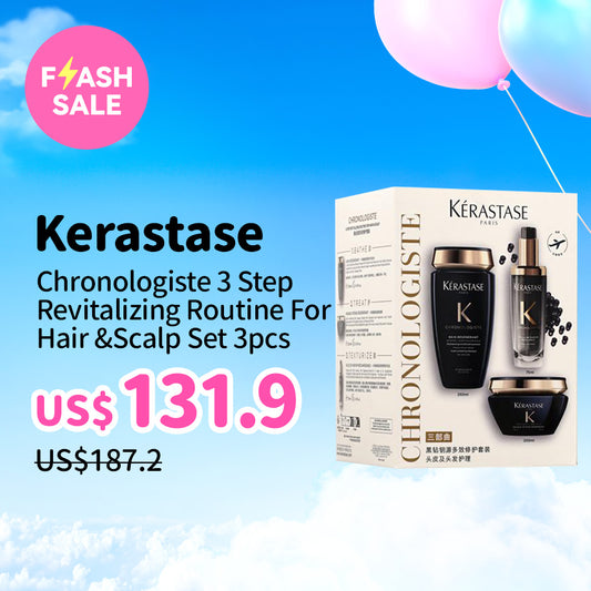 Kerastase Chronologiste 3 Step Revitalizing Routine For Hair &Scalp Set 3pcs