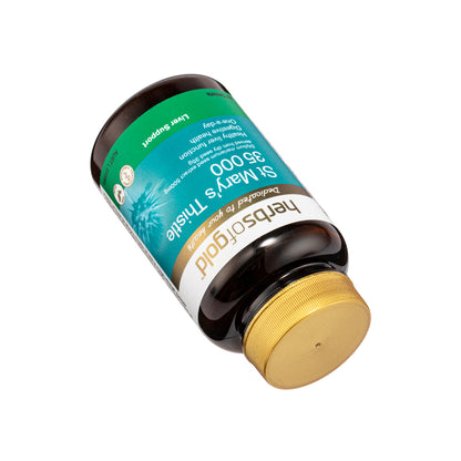 Herbs of Gold St Mary's Thistle 35000mg 60 Tablets | Sasa Global eShop