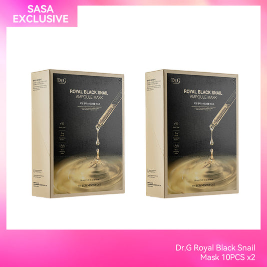 Dr.G Royal Black Snail Mask 10PCS x2
