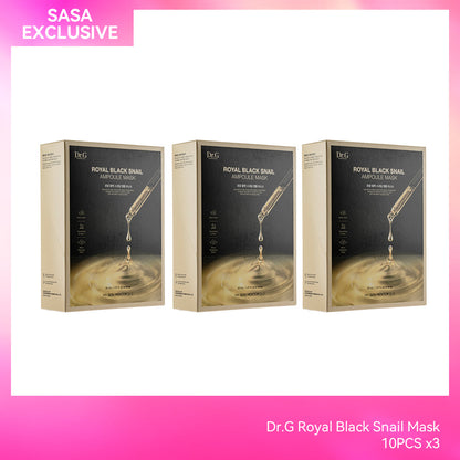 Dr.G Royal Black Snail Mask 10PCS x3