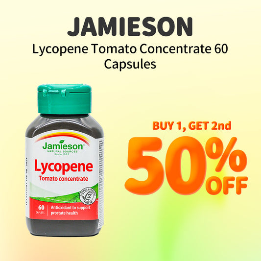 Jamieson Lycopene Tomato Concentrate 60 Capsules