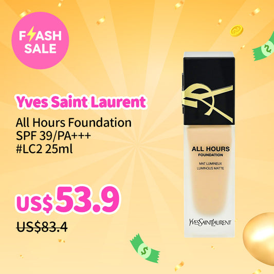 Yves Saint Laurent All Hours Foundation SPF 39/PA+++ #LC2 25ml