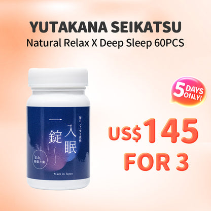Yutakana Seikatsu Natural Relax X Deep Sleep 60PCS