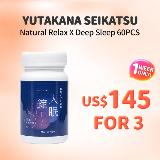 Yutakana Seikatsu Natural Relax X Deep Sleep 60PCS