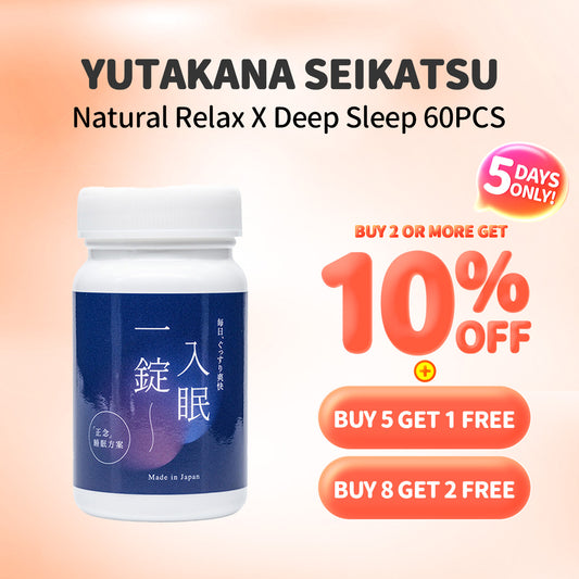 Yutakana Seikatsu Natural Relax X Deep Sleep 60PCS