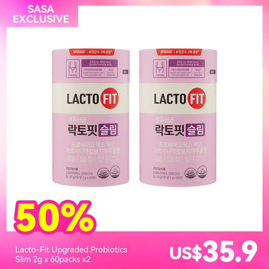 Lacto-Fit Upgraded Probiotics Slim 2g x 60packs x2