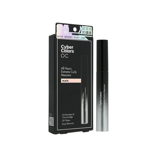Cyber Colors All Hours Extreme Curly Mascara, Black 6g | Sasa Global 