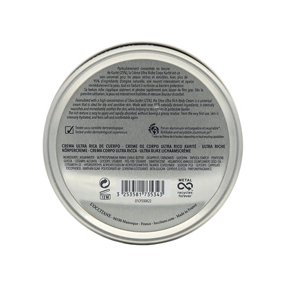 L'occitane Shea Butter Ultra Rich Body Cream 200ml | Sasa Global eShop