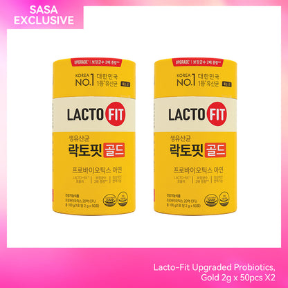 Lacto-Fit Upgraded Probiotics, Gold 2g x 50pcs X2