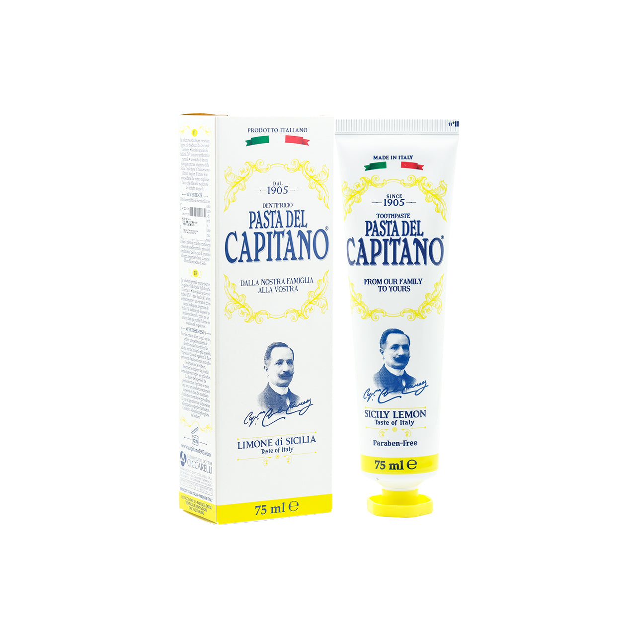 Pasta Del Capitano Sicily Lemon Toothpaste 75ml | Sasa Global eShop