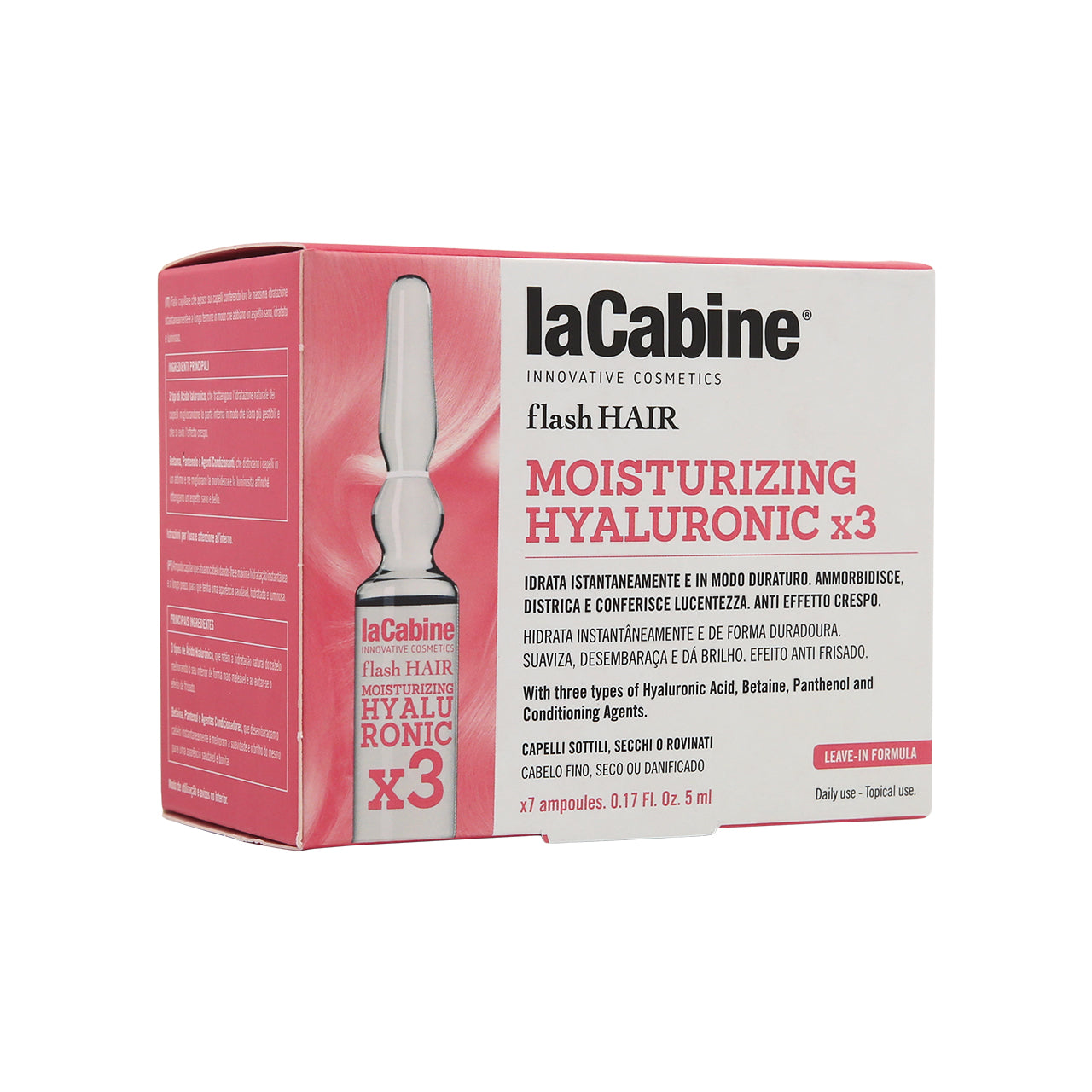 La Cabine Hyaluronic Hair Ampoules x3 5ml x 7pcs | Sasa Global eShop