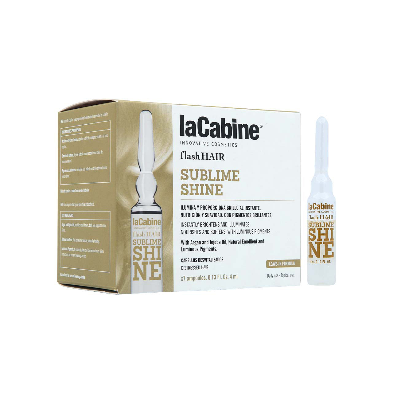 La Cabine Sublime Shine Hair Ampoules 4ml x 7pcs | Sasa Global eShop