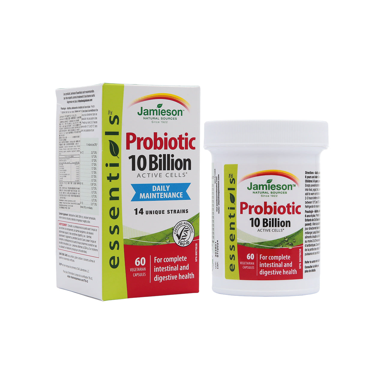 Jamieson Probiotic 10 Billion 60 capsules