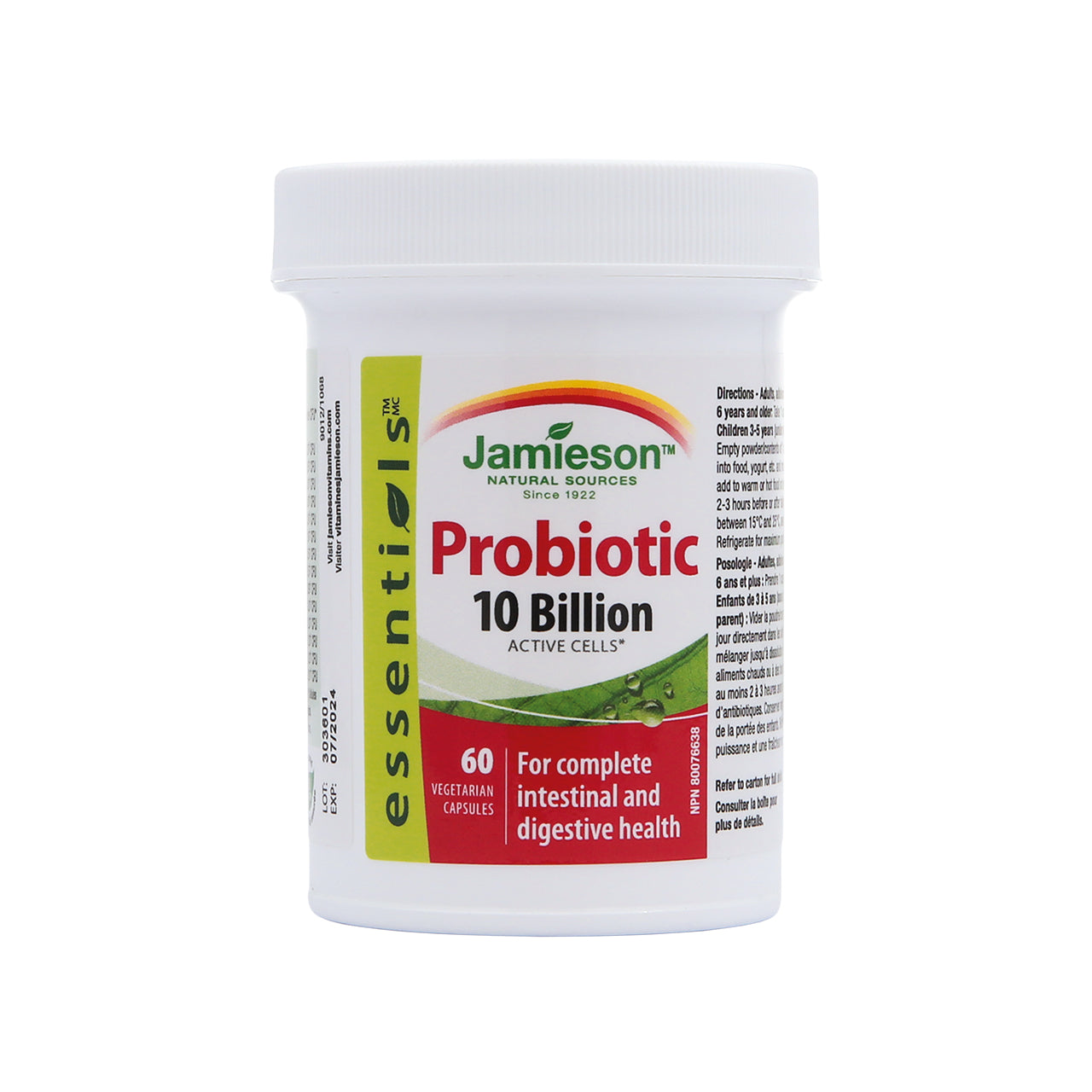 Jamieson Probiotic 10 Billion 60 capsules
