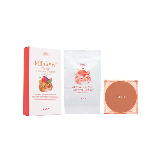 Clio Upgraded Magic Ultimate Long Lasting Flawless Cushion Foundation Koshort Limited Edition 02 Whitening and Brightening 15g x 2pcs | Sasa Global eShop
