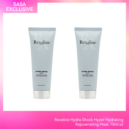 Rexaline Hydra Shock Hyper Hydrating Rejuvenating Mask 75ml x2