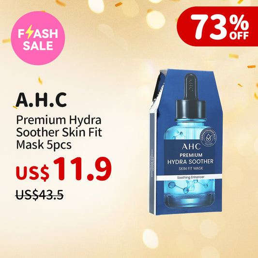 A.H.C Premium Hydra Soother Skin Fit Mask 5pcs