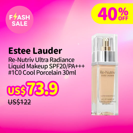 Estee Lauder Re-Nutriv Ultra Radiance Liquid Makeup SPF20/PA+++ #1C0 Cool Porcelain 30ml