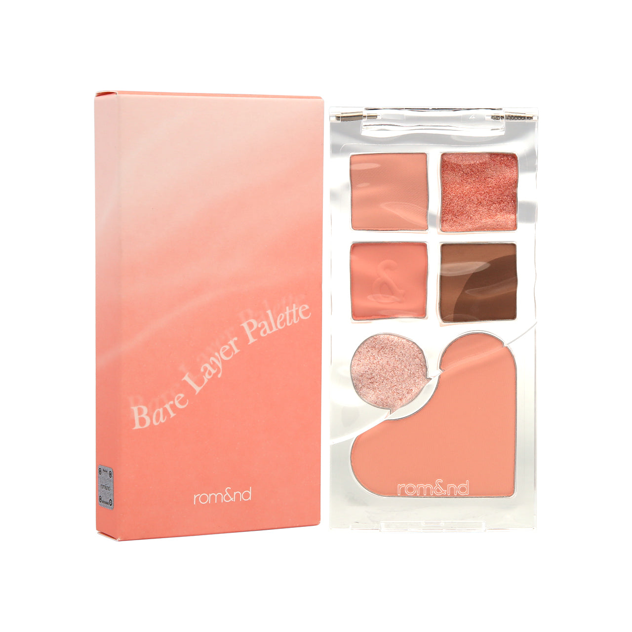 Rom&nd Bare Layer Palette (#01 Apricot Mood) 14g