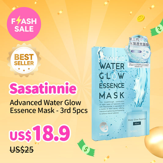 Sasatinnie Advanced Water Glow Essence Mask - 3rd 5pcs