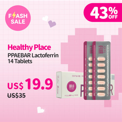 Healthy Place PPAEBAR Lactoferrin 14 Tablets