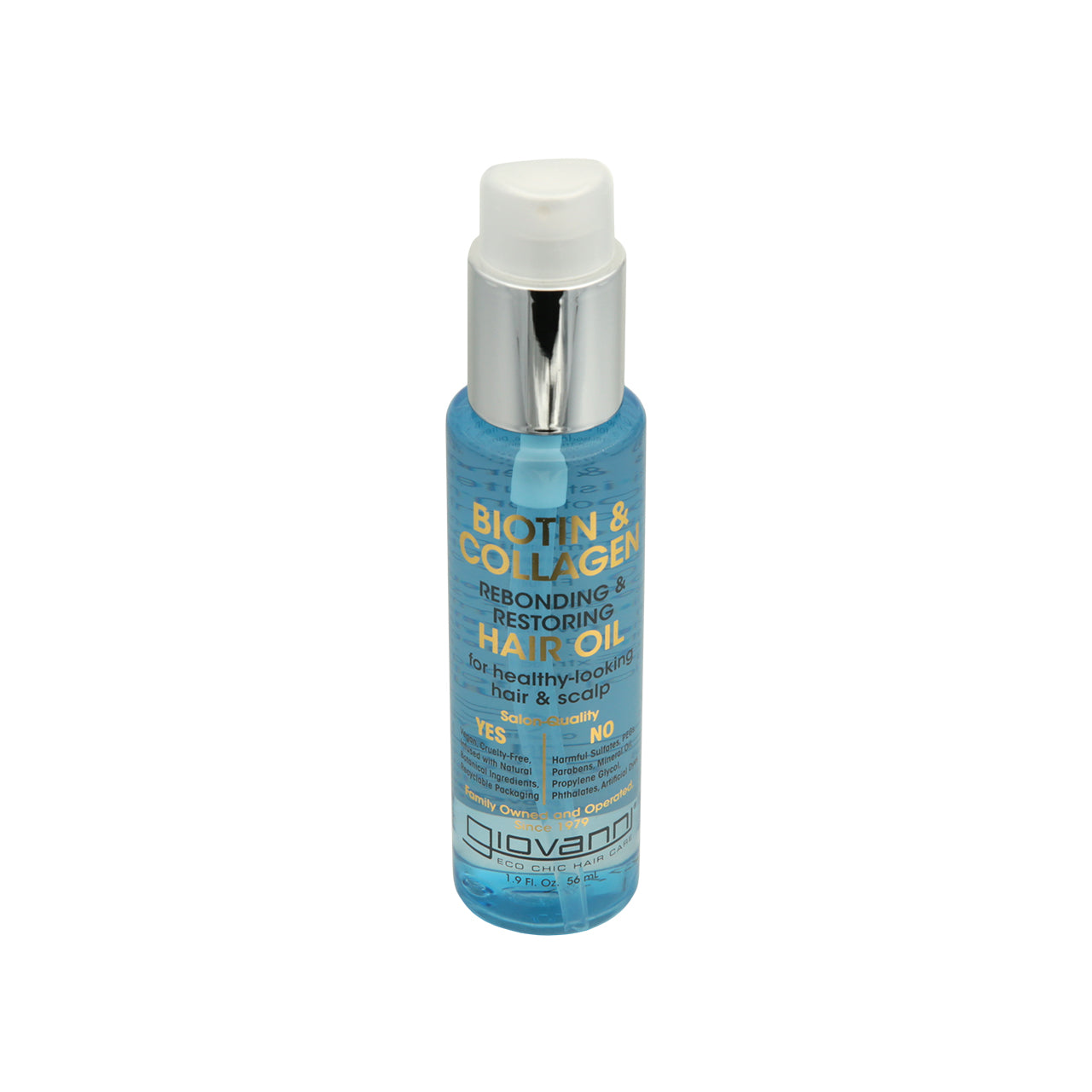 Giovanni Biotin & Collagen Rebonding & Restoring Hair Oil 1.9oz