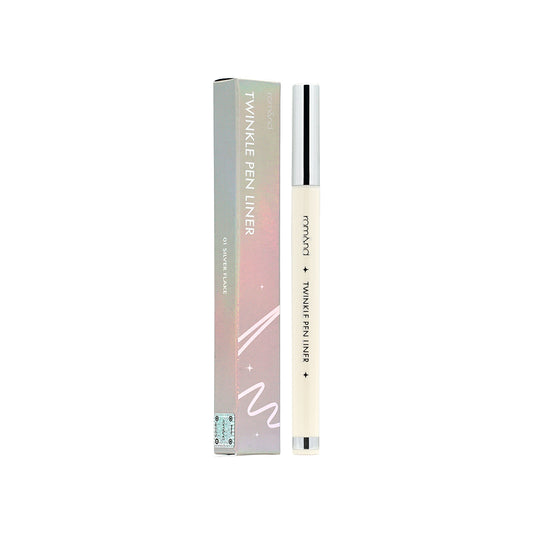 Rom&nd Twinkle Pen Liner #01 Silver Flake 1pc