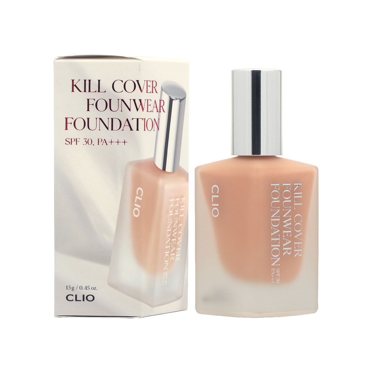 Clio SPF30 PA+++ Mini Kill Cover Founwear Foundation #02 Lingerie